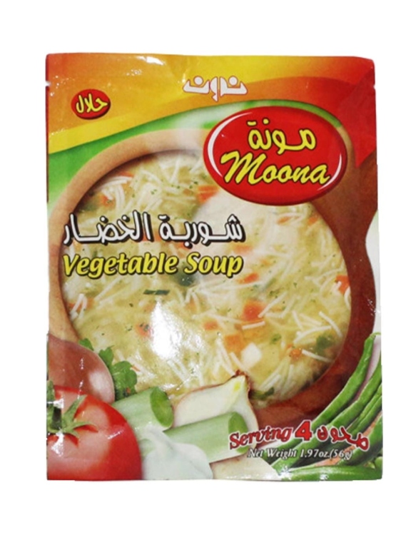 شوربة الخضار مونة