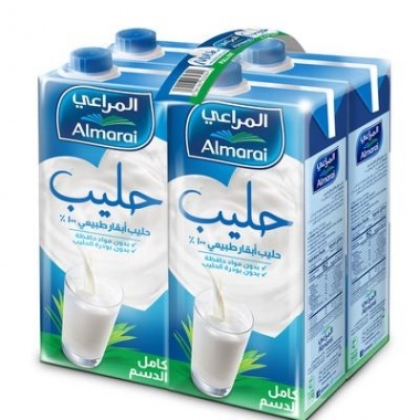 المراعي حليب كامل الدسم 1لتر *4 حبة