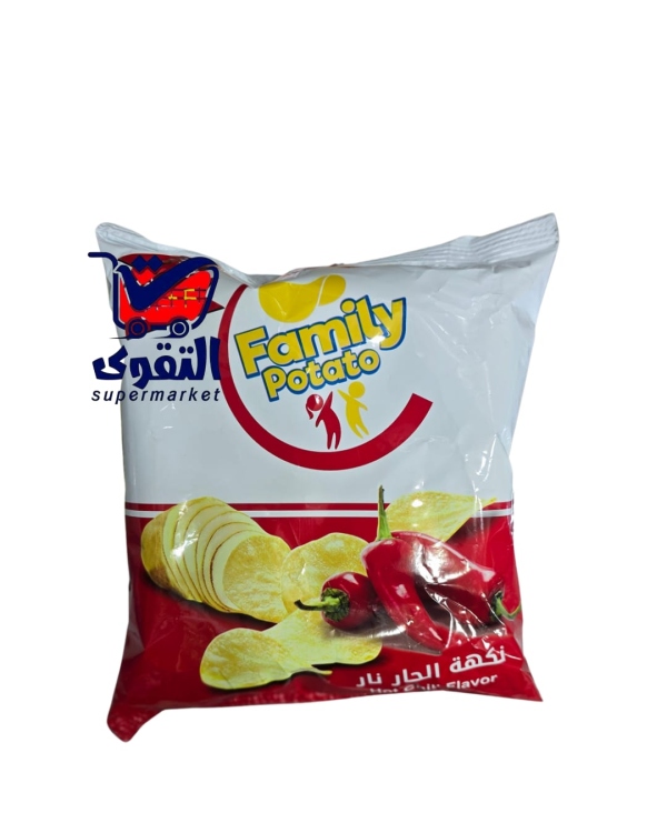 فاميلي بطاطا حار نار 40غم
