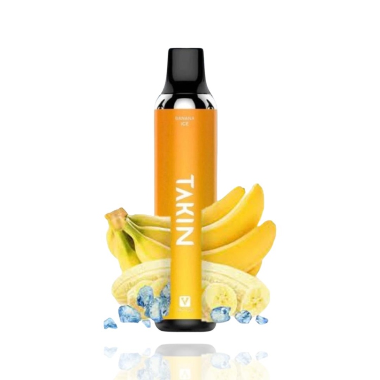 Takin Banana Ice 3000 Puffs, with air flow control,  Disposable Vape