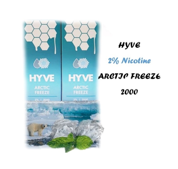 HYVE Arctic Freeze 2000 Puffs 2% NIC Disposable Vape