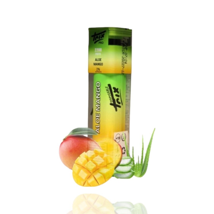 Trix Pro Aloe Mango 2200 Puffs Disposable Vape