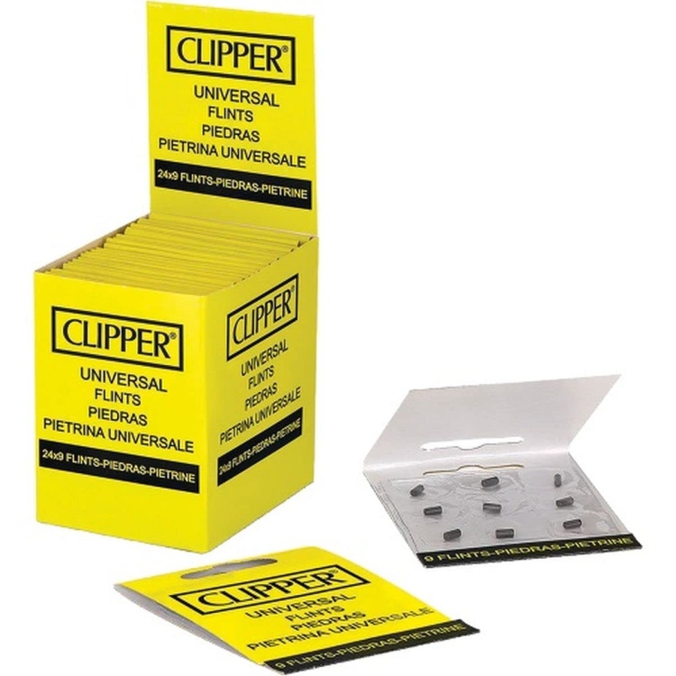 CLIPPER Lighter Universal Flints - 9 Flints