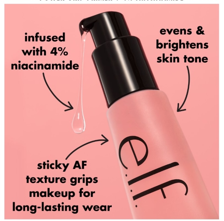 Elf, POWER GRIP PRIMER + 4% NIACINAMIDE