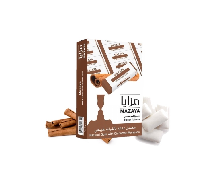 MAZAYA Gum with Cinnamon  Flavor 50 gr