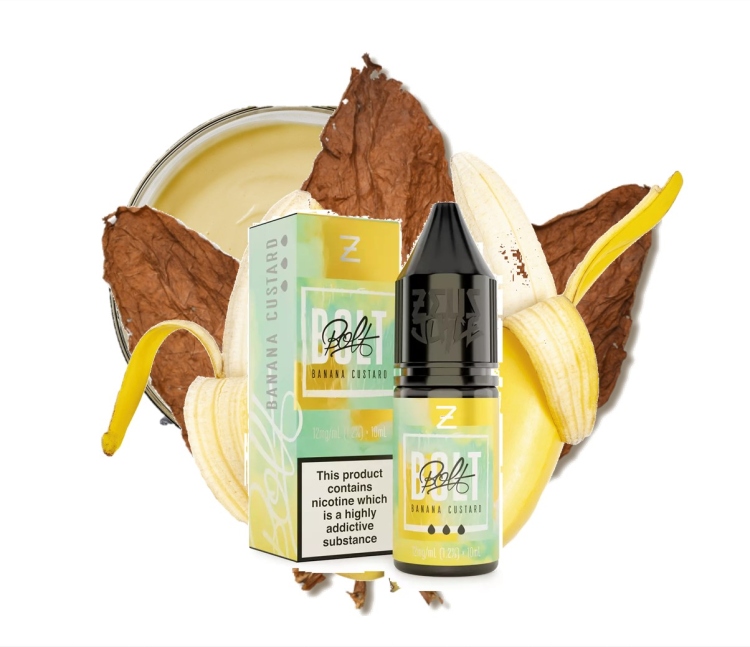 Zeus Juice  - Banana  Custard Tobacco - SaltNic -  Vape Juice - 10ml - 20mg Nicotine 