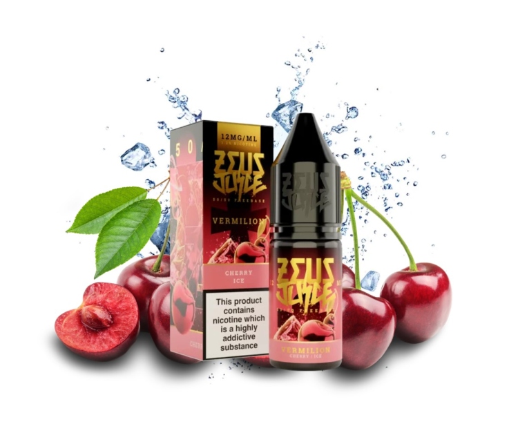 Zeus Juice  - Cherry Ice   - SaltNic -  Vape Juice - 10ml - 20mg Nicotine 