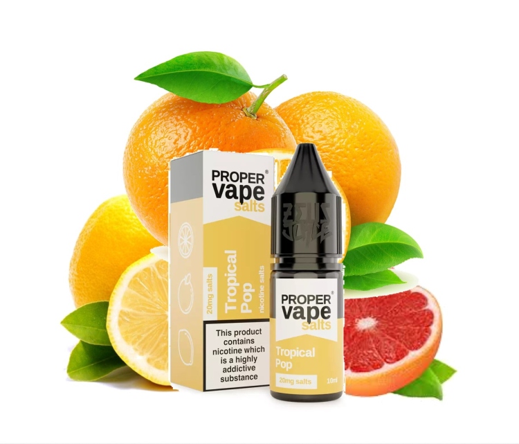 Proper Vape - Zeus Juice  - Tropical  Ice - SaltNic -  Vape Juice - 10ml - 20mg Nicotine 