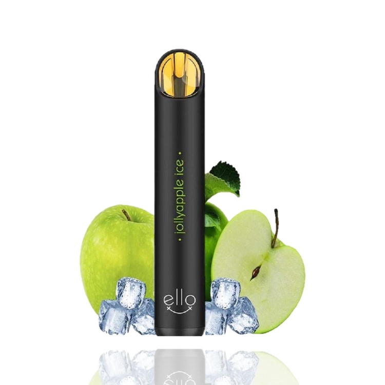 BLVK ello Apple Ice Rechargeable Disposable Vape 2000 Puffs