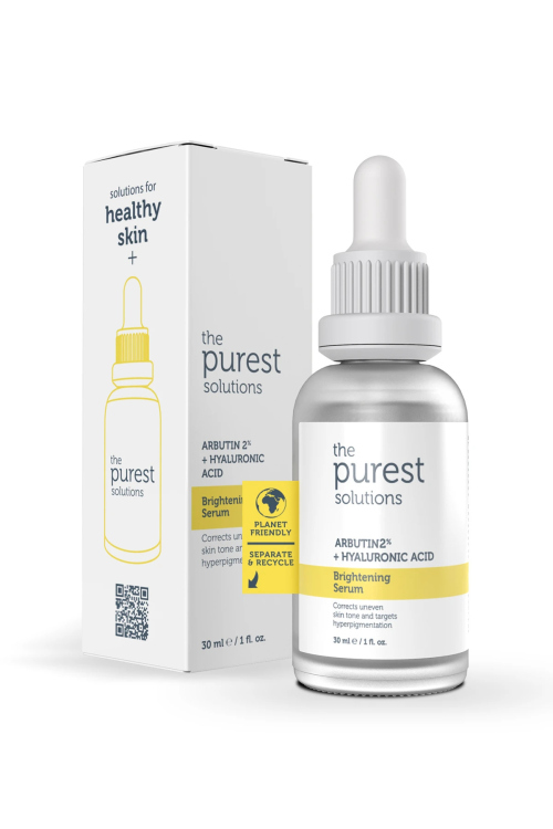 The Purest Solutions, Brightening Serum Arbutin %2 + Hyaluronic Acid 