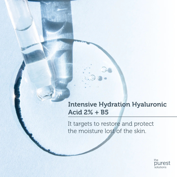 The Purest Solutions, Intensive Hydration Serum Hyaluronic Acid %2 + B5 