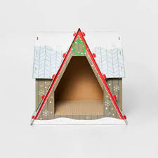 Ski Chalet A-frame Cat Scratcher House