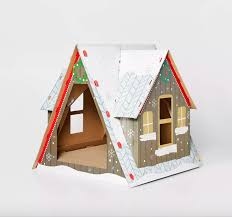 Ski Chalet A-frame Cat Scratcher House