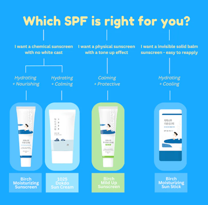 ROUND LAB, Birch Moisturizing Sunscreen SPF 50+, PA++++