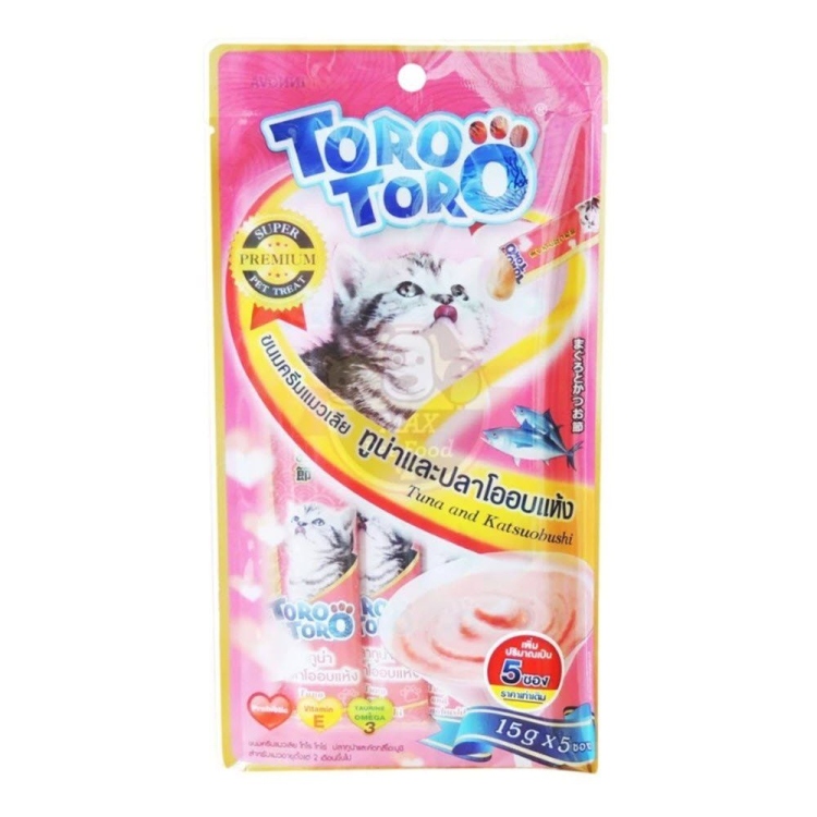 TORO CREAMY TREATS ( tuna , salmon , chicken , goat milk )