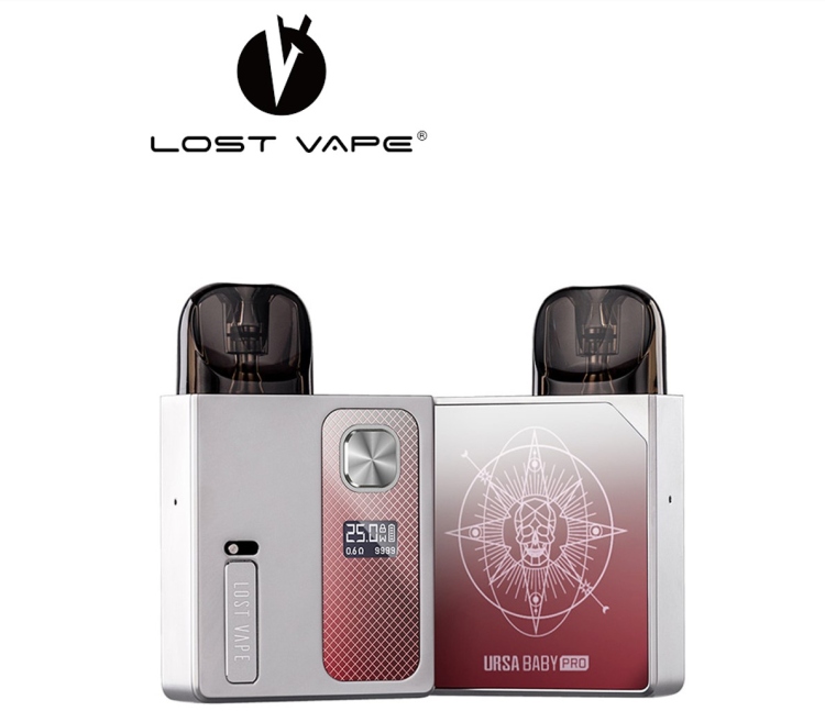 Lost Vape Ursa Baby Pro Pod Kit, Rechargeable, Refillable, Vape Device, Multiple Colors