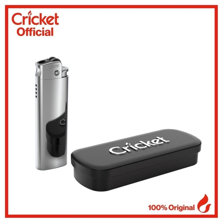 Cricket Lighter Deluxe Turbo Flame - Assorted Colors 