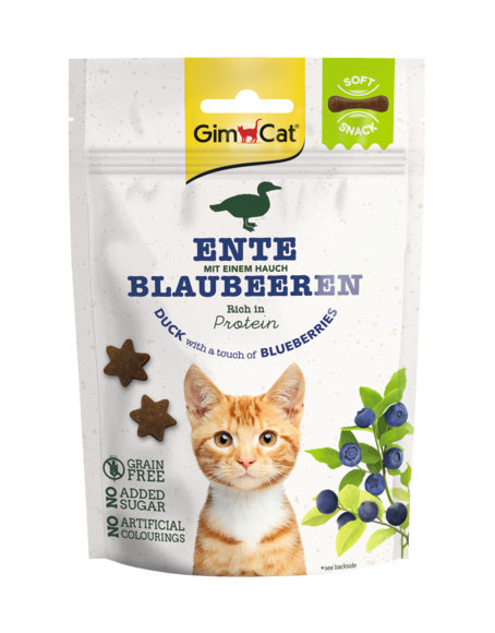 GimCat Soft Snack duck & blueberry, 60 g