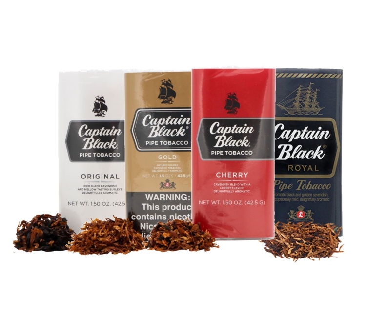 Captain Black Pipe Tobacco - 50g e - Assorted Flavors 