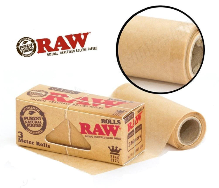 RAW Classic Rolling Paper - King Size - 3m Roll