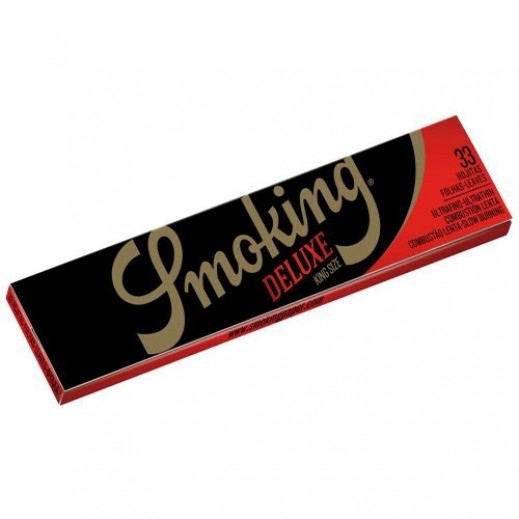 SMOKING - Deluxe King Size Rolling Paper - 33 Paper per Booklet 