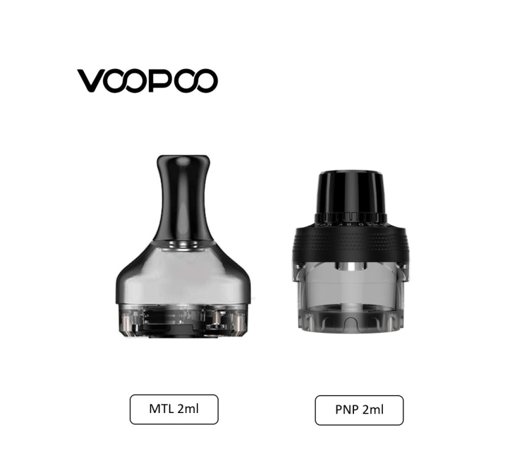 VooPoo  PnP, MTL Empty Replacement Pods, 2ml 