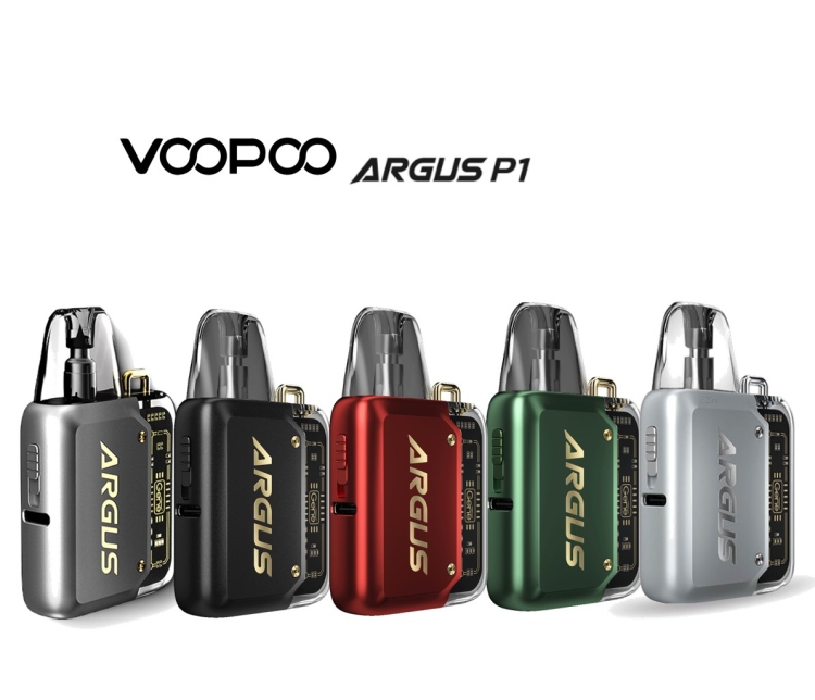 VooPoo Argus P1 vape kit, Rechargeable, Refillable, Vape Device, Multiple Colors