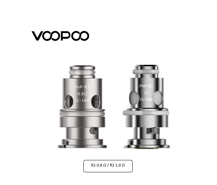 VooPoo PNP-R1, R2 Replacement Coils, Multiple Resistance 