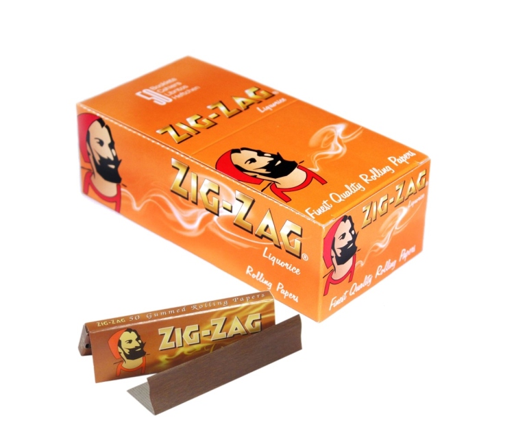 ZIG-ZAG Rolling Paper - Liquorice Flavor 