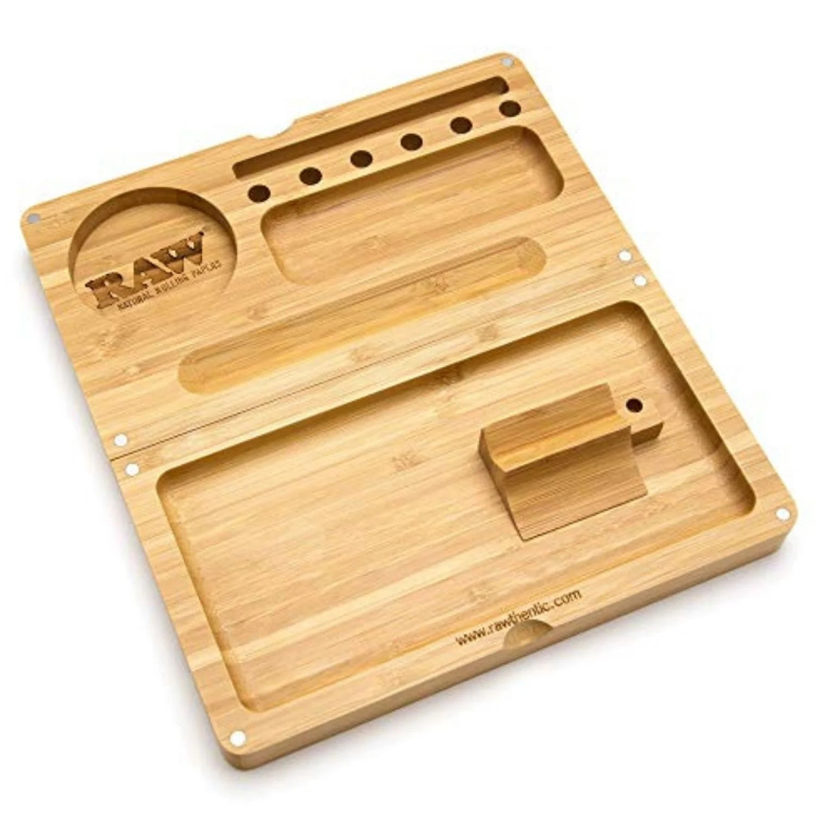 RAW Bamboo Backflip Rolling Tray 