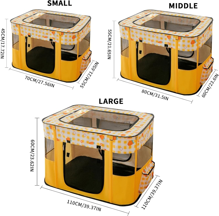 Foldable Portable Pet Playpen For Cats And Dogs