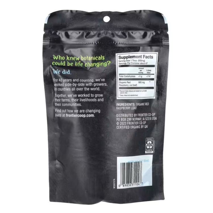 Frontier Co-op, Organic Red Raspberry Leaf