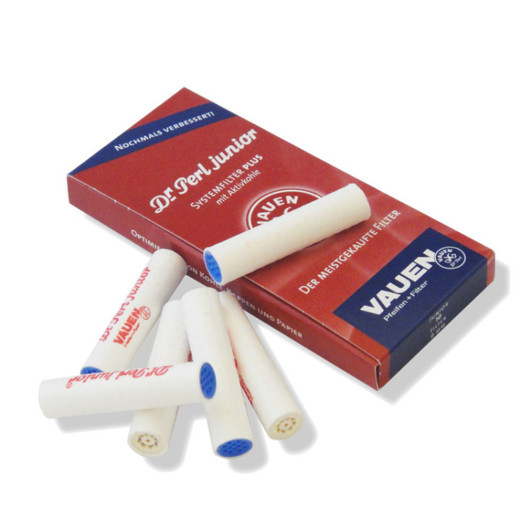 VAUEN -  Dr. Perl junior - Tobacco Pipe Filters - 9mm - Pack of 10 