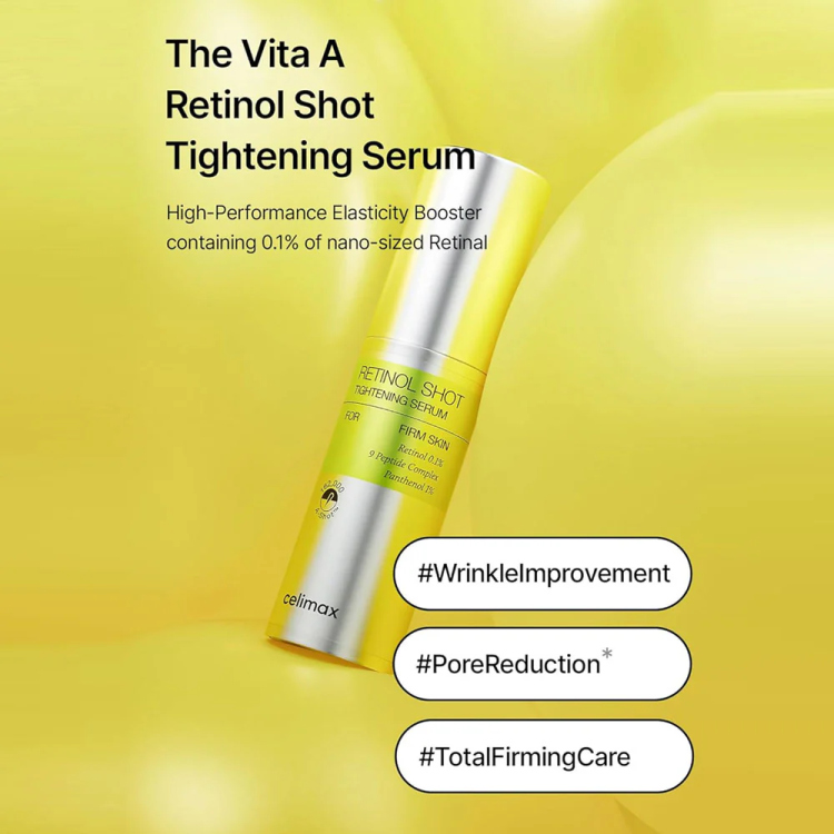 celimax retinol shot tightening booster سيروم ريتنول من سيلماكس