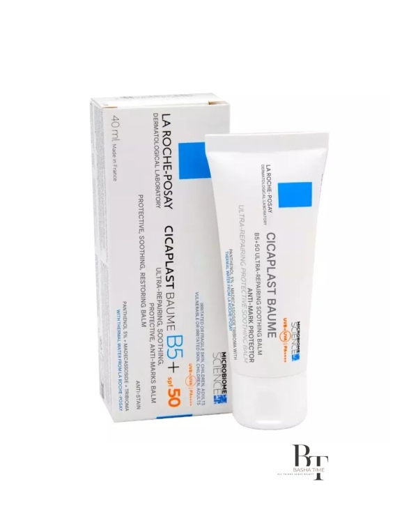 لاروش بوزيه، سيكابلاست بالم +B5 كريم حماية وإصلاح البشرة مع واقي من الشمس SPF50 معامل وقاية - 40 مل