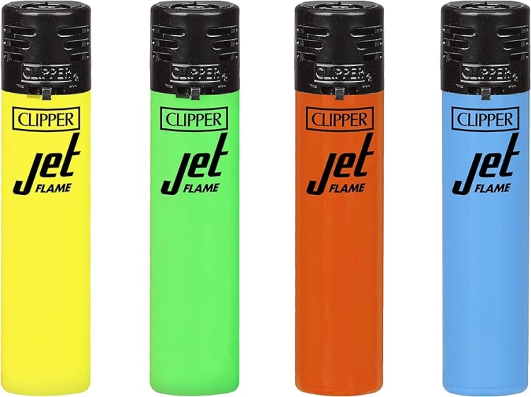 CLIPPER Lighter Jet Flame - Assorted Colors 