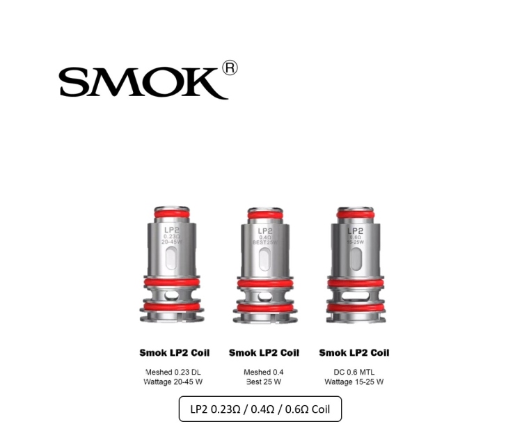 SMOK LP2 Replacement Coil, Multiple Resistance 