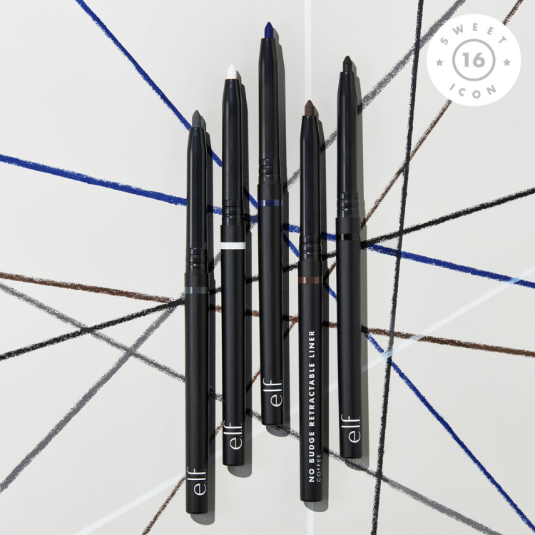 E.L.F , NO BUDGE RETRACTABLE EYELINER BLACK - ايلف , ايلاينر اسود