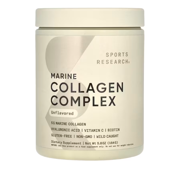 Sport Research, Marine Collagen Powder - Unflavored 