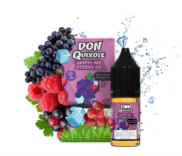 Don Quixote Grapes & Berries Ice - SaltNic, Vape Juice 