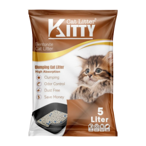 رمل قطط Kitty 5L برائحة القهوة  