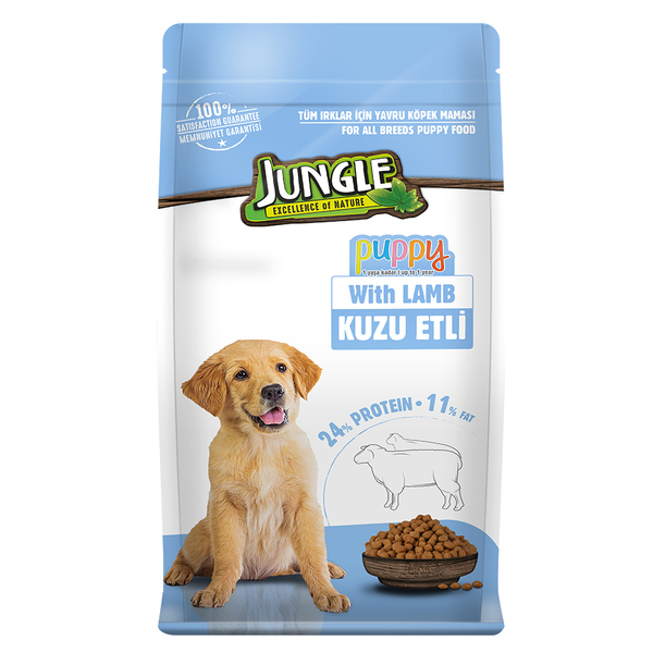 DOG JUNGLE 15KG FOOD PUPPY