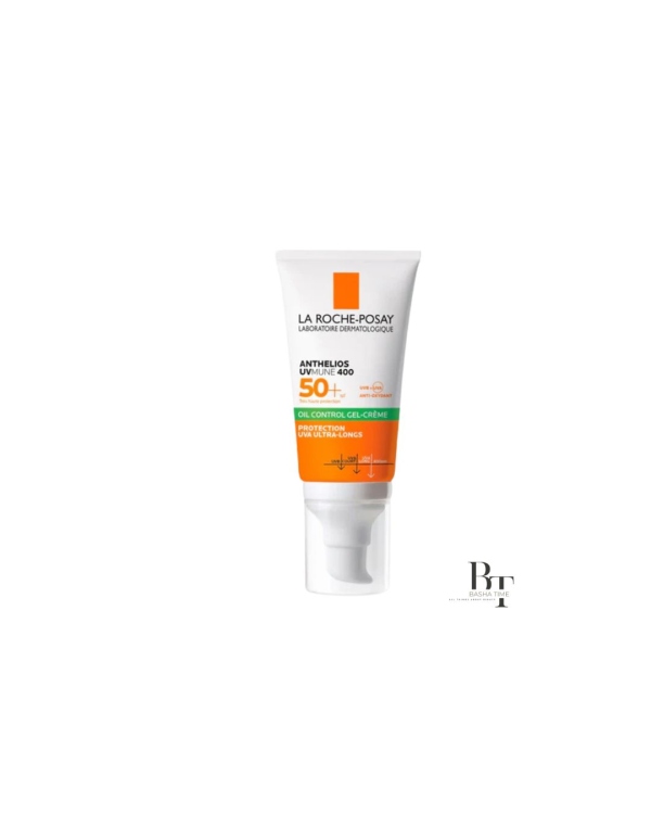 كريم لا روش بوزيه أنثيليوس المرطب الواقي من الشمس بعامل حماية من الشمس 50+، 50 مل - بدون عطر