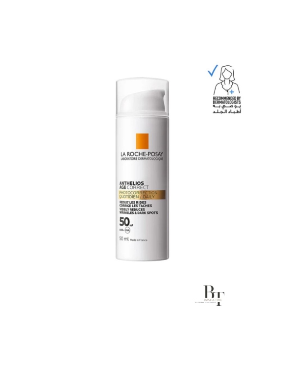 لاروش بوزية مرطّب  أنثيليوس لتصحيح علامات التقدم بالعمر بعامل حماية SPF50 حماية يومية من علامات التقدّم في العمر