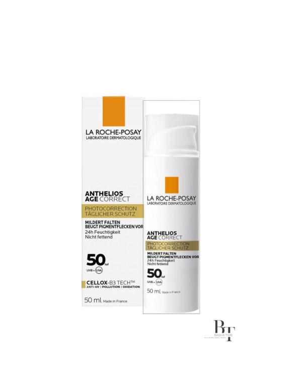 لاروش بوزية مرطّب  أنثيليوس لتصحيح علامات التقدم بالعمر بعامل حماية SPF50 حماية يومية من علامات التقدّم في العمر
