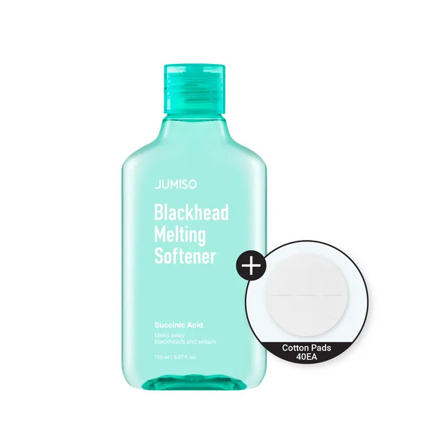 JUMISO, Blackhead Melting Softener & Cotton Pad Set