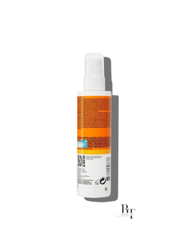 أنثيليوس﻿ بخاخ شفّاف بعامل حماية SPF50+‎ حماية عالية للغاية من الأشعة فوق البنفسجية من لاروش بوزية