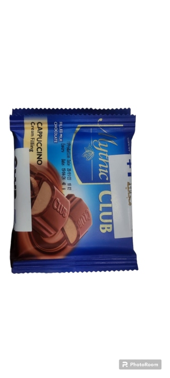 ميثيك كلوب شوكولاتة كريمية بالكابوتشينو * 4