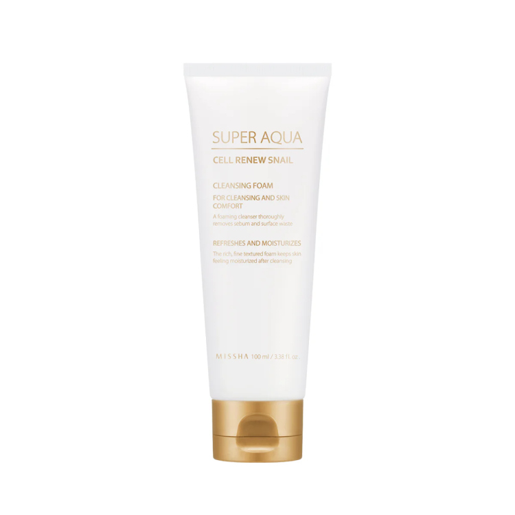 ‏Missha, Super Aqua Snail Cleansing Foam