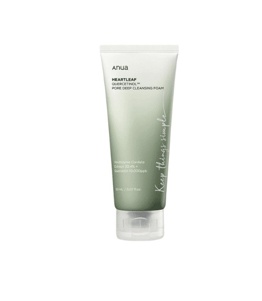 Anua mini Heart leaf Quercetinol Pore Deep Cleansing Foamغسول نبتة القلب الرغوي